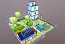 C4D�;�סլԺ�ӽ�����ͨģ��
