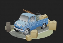 C4D����1963���Ƥ����ģ��