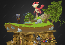 C4D������������שǽС�ݿ�ͨ������Ϸģ��