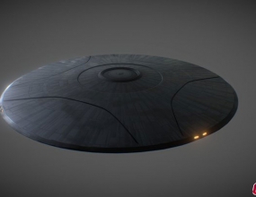 ���Blender���Ƿɵ��ɴ�ģ������ Alien Spaceship Flying Saucer
