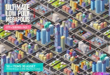 �Ͷ����Low Poly��ͨ���н���ģ��ר��
