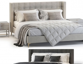 ����������ڱδ��ز�ģ������ WEST ELM SHELTER BED