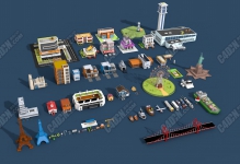 C4Dģ�� ����ģLOWPOLY���н�������������