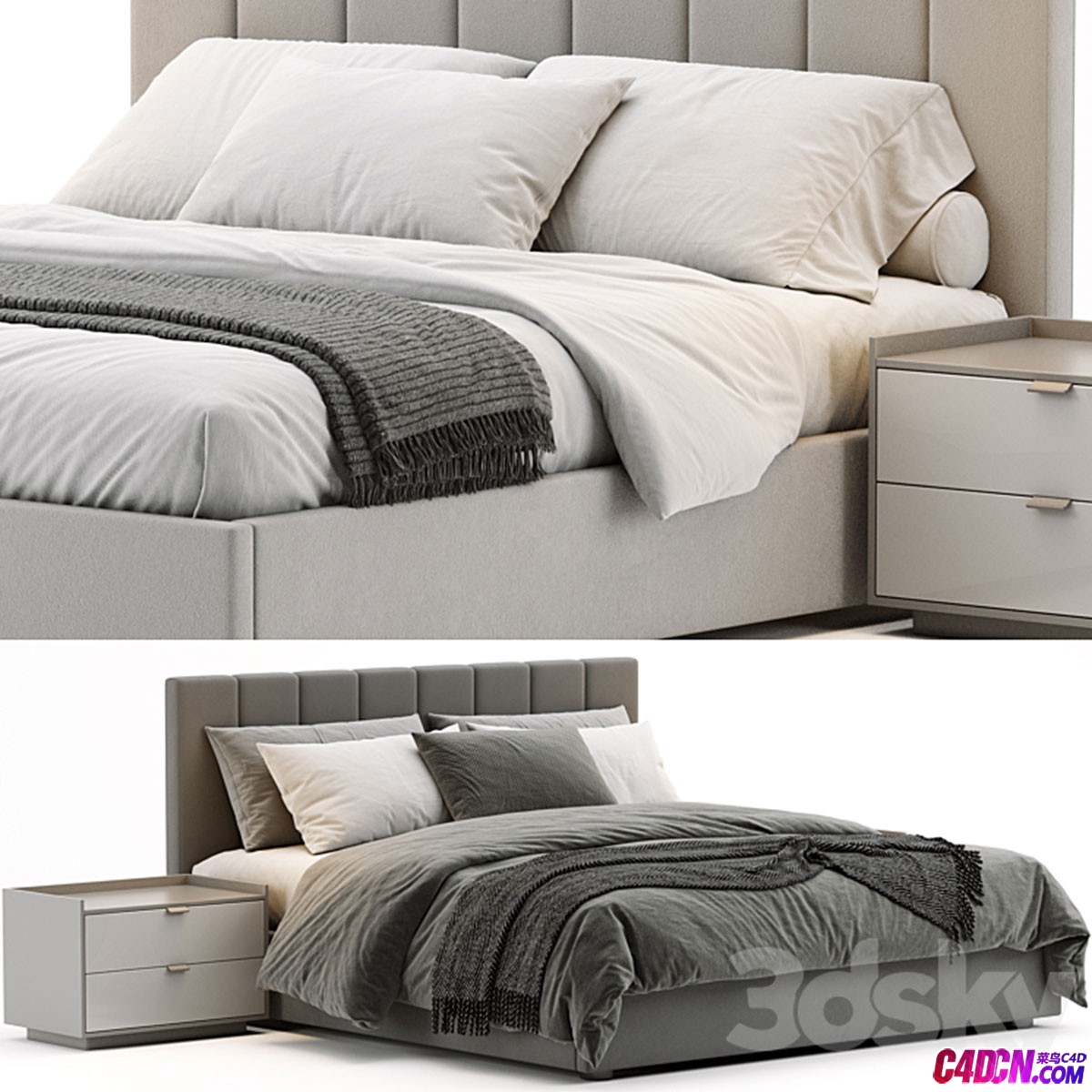 ��������������ش��ز�ģ������ WEST ELM EMMETT BED