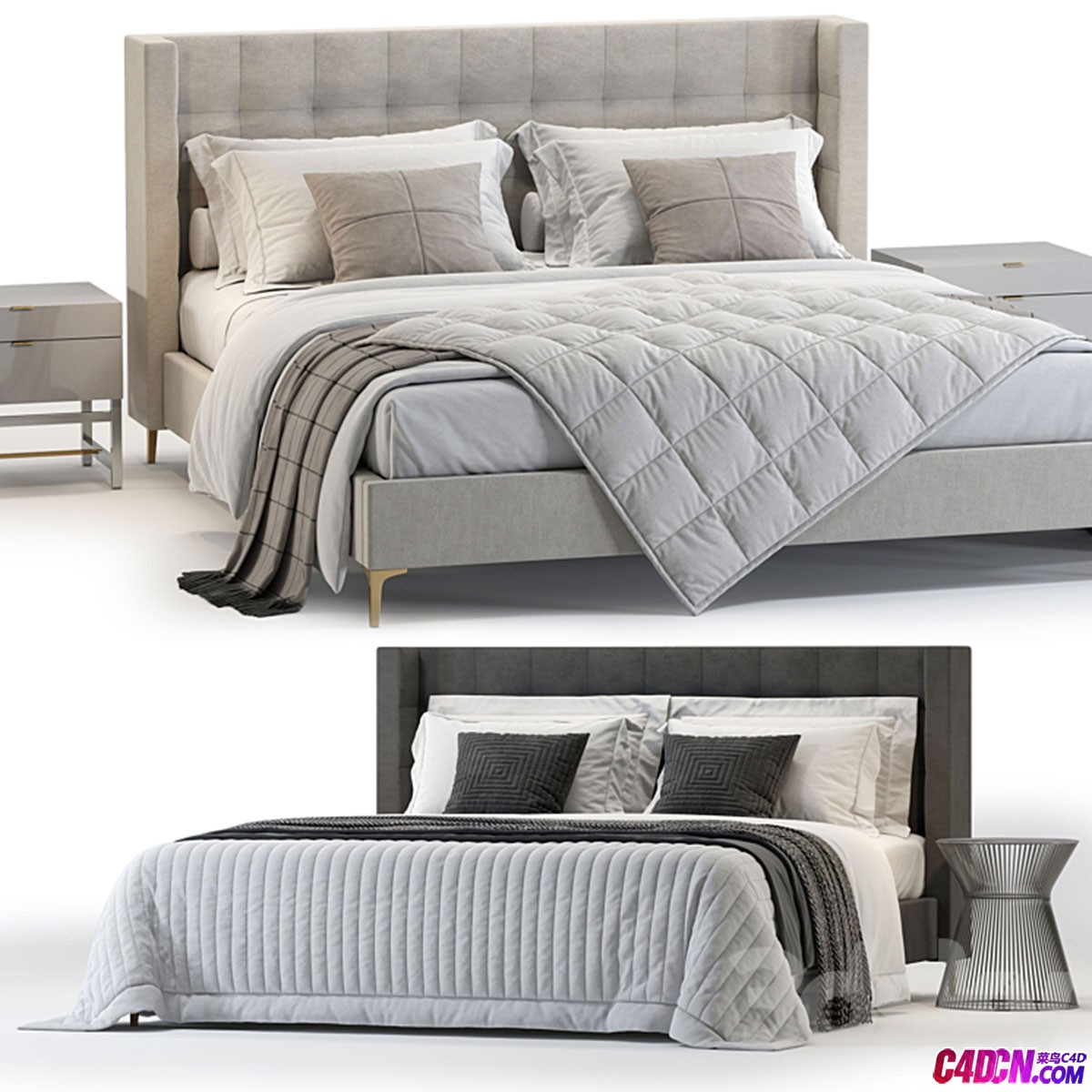 ����������ڱδ��ز�ģ������ WEST ELM SHELTER BED