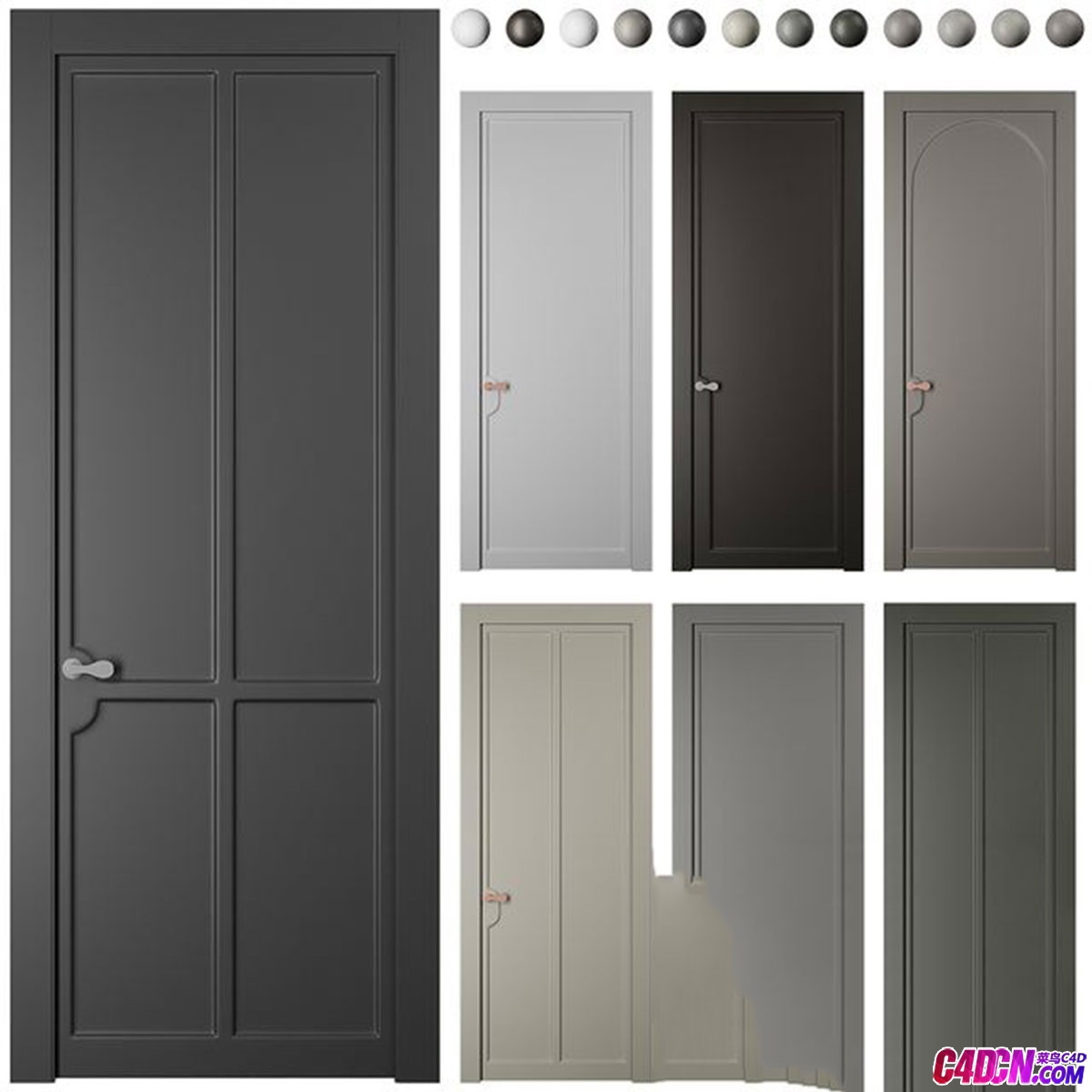 ����ֶ���Τ�������������ز�ģ������ Interior door SOFTFORM