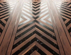 �����ľ����ƴ������������ͼ���� PARQUET EBONY AND CO HERRINGBONE CHEVRON