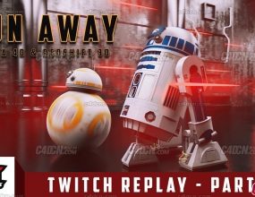 C4D��սBB8�����˳���Redshif��Ⱦ��������Ⱦ�̳�