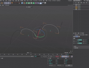 ��C4D���Ӵ���-תȦ���ֶ�������-Ī����˹��