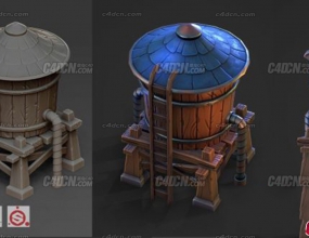 ����1.5СʱMaya+ZBrush��ģչUV�����ͼ����ˮ��̳�