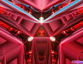 Redshift��Ⱦ�����ɫ�ƹ���VJ�������Ͷ���C4D�����ļ�