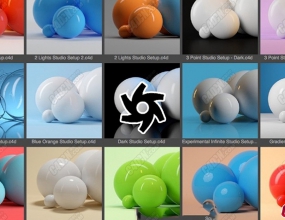 C4D����OC��Ⱦ���ƹ�HDR��ȾԤ��ϼ� octane studio tools 1.0