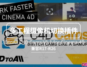 Cinema 4D�๤��������л�Ԥ������ָ���ݸ������ 3DtoAll C4D Cams V1.1