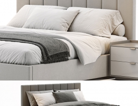 ��������������ش��ز�ģ������ WEST ELM EMMETT BED