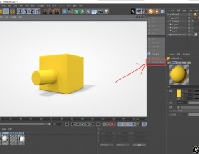 C4D���Բ�ű�  point to circle