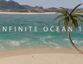 Cinema 4D���޺���Ԥ�����ĺ��������� C4Depot Infinite Ocean 1.5.4