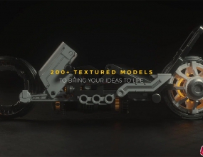 200���C4DӲ����ģ��Ԥ������ Hard Surfaces Pack