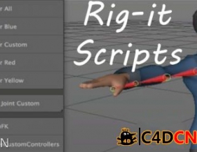 C4D�����󶨽ű� Cineversity Premium Rig It Scripts