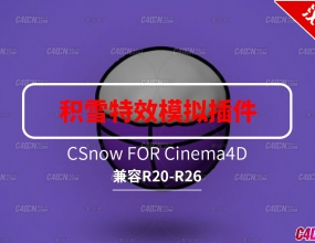 C4D��ѩ��Чģ�����ɲ�����ĺ����� CSnow