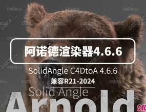 C4D���䰢ŵ����Ⱦ��������°� Arnold SolidAngle C4DtoA 4.6.6 ֧��R21-2024����
