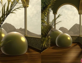 ���C4D��������羰��ģ������Ⱦ�̳�(RS��Ⱦ��)