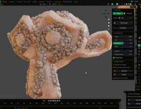 Blender·�����Ʊ�ˢģ�����ò�� Foliage Paint Tool V1.0