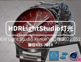 C4D��ά�ƹ���Ⱦ��Ӱ���ӰHDR�������+���� HDR Light Studio Xenon V8.1.1.2023