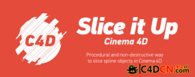 C4D����������Ƭ������������� AEScripts Slice it Up Cinema 4D v1.0.1