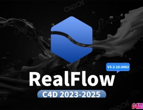 C4D��������ģ�������°� NextLimit RealFlow V3.3.10.0062 ֧��2023-2025�����汾