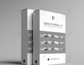 C4D����������Ԥ�� Spline Profiles 1.4