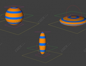 C4D������Ԥ�� bouncing ball rig by daniel weinlein