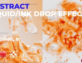 [������Ļ]C4D+X-Particles������������Һ��īˮЧ��Redshift��Ⱦ���̳�