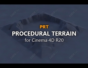 C4D���ٵ��ξ���Ԥ�����ĺ�����(���̳�) Default Procedural Terrain Maker 2 for ...