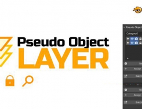 Blenderͼ����ʽ��������ģ�͵ƹ������������Խ��ò�� Pseudo Object Layer V1.