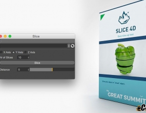 C4D�����и���������TheGreatSummit Slice4D v2.1 Win/Mac