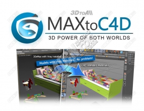 ���䳬ǿMAXģ�͵���Cinema4D�����������6.0�汾������� MAXtoC4D v6.0