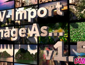 C4D��� ͼƬ������������������ CV-Import Image As v1.5