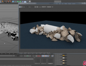 Houdini fracture asset v0.6 - for C4D