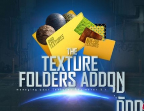Blenderiһ��������̲���������� Texture Folders V2.0