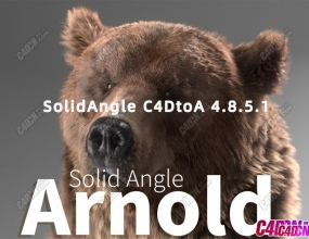 C4D��ŵ����Ⱦ��������°� SolidAngle C4DtoA 4.8.5.1 ֧��R21-2026
