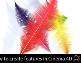 C4D��ë�����̳�How to create features in Cinema 4D