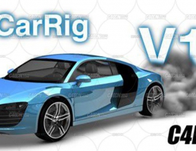 C4D������Ԥ�躺���� PG CarRig V1.5