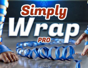 Blender����ģ���������������Ч��� Simply Wrap Pro