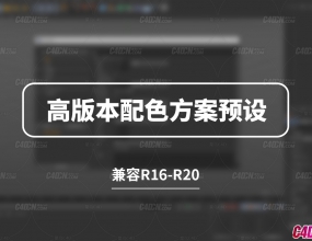 C4DR19�汾�����߰汾��ɫ����Ԥ���ļ�