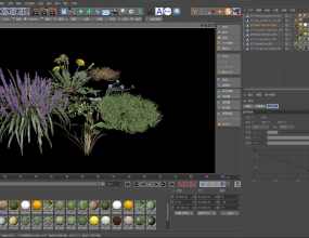 Cinema 4DԤ�� ����Ԥ��VIZPARK Real Grass C4D