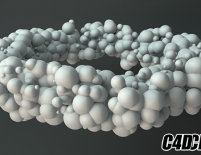 C4DԤ�� TP���ӵ���Ԥ�� ThinkingParticles pointcloud