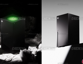 [������Ļ]Cinema 4D+Octane��Ⱦ������XBOX��Ϸ������������Ⱦ�̳�
