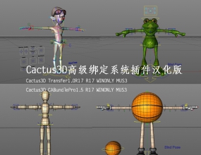 Cactus3D�߼���ϵͳ��������棨CD Character Bundle Pro 1.5+CD Transfer Tools 1.0��