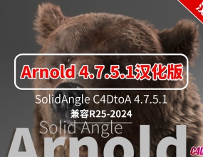 C4D��ŵ����Ⱦ��������ĺ����� SolidAngle C4DtoA 4.7.5.1
