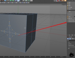 C4D���Բ�ű� point to circle